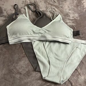 2 Danskin New Bralette and High Waisted Bikini Sets